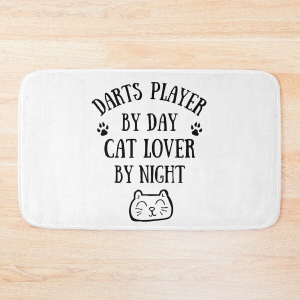 Item preview, Darts player by day. Cat lover by night designed and sold by TheGreenGoat.