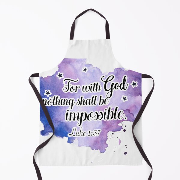 Item preview, Copy of For With God Nothing is Impossible Luke 1 designed and sold by FamilyCurios.