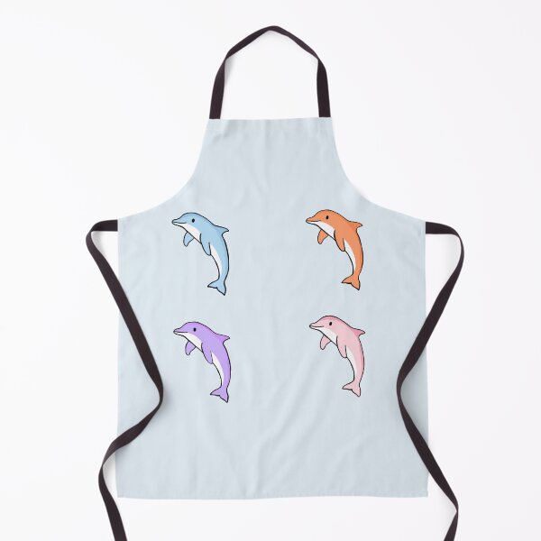 Item preview, Super cute colorful dolphin pattern for dolphin lovers  designed and sold by Barolina.