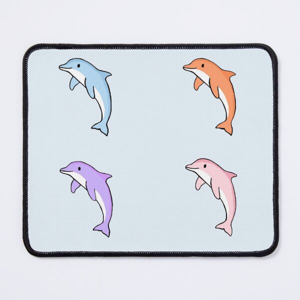 Item preview, Super cute colorful dolphin pattern for dolphin lovers  designed and sold by Barolina.