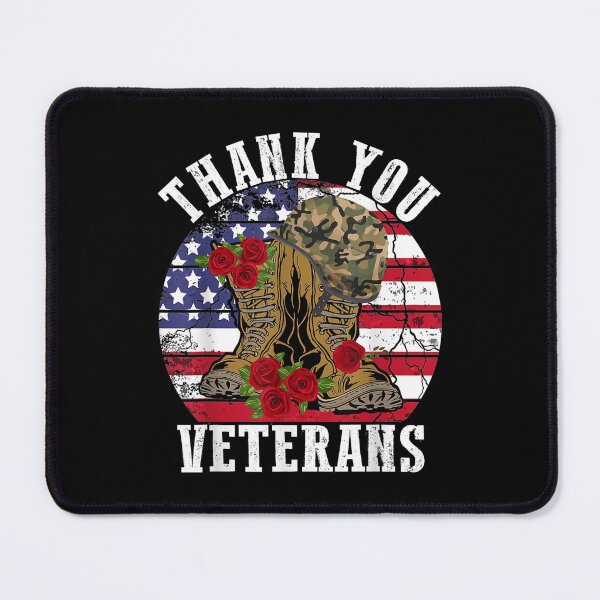 Item preview, Vintage Thank You Veterans Combat Boots Flower Veterans Day designed and sold by theDlab.