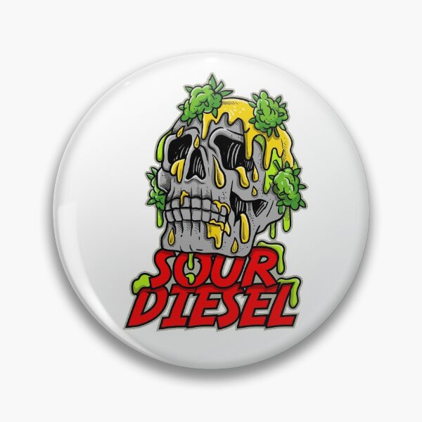 Item preview, Sour Diesel Skull designed and sold by freshartdesigns.