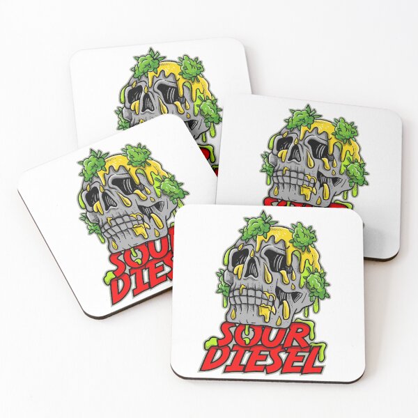 Item preview, Sour Diesel Skull designed and sold by freshartdesigns.
