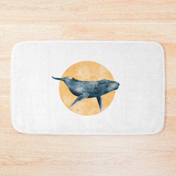 Item preview, Blue Whale with Yellow Moon designed and sold by Minzze.