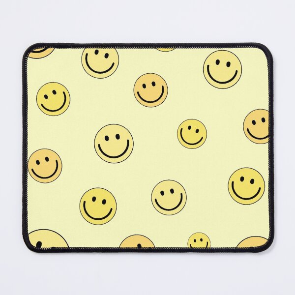 Item preview, Happy Smiley Emoji Faces Pattern Set Yellow Color designed and sold by Barolina.