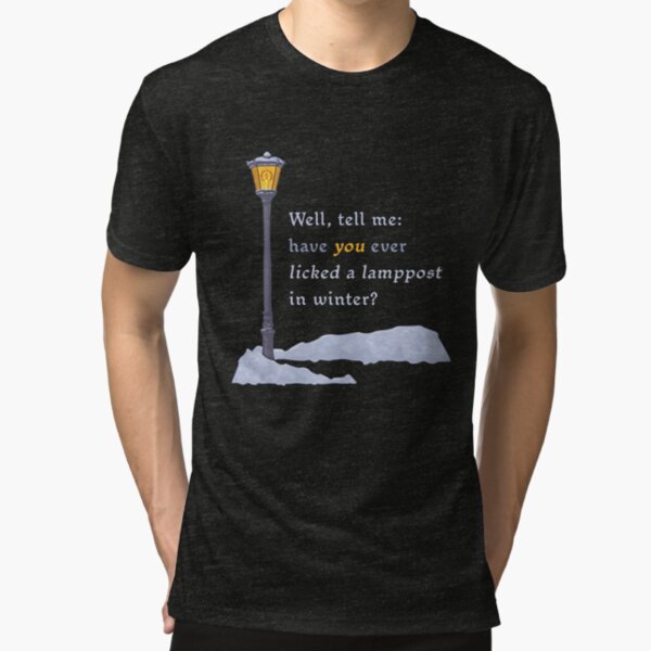 Alistair Lamppost Design Tri-blend T-Shirt