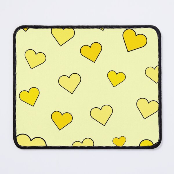 Item preview, Super Simple Minimalistic Pastel Yellow Hearts Pattern Set designed and sold by Barolina.
