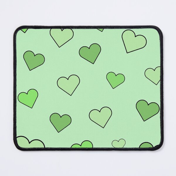 Item preview, Super Simple Minimalistic Pastel Green Hearts Pattern Set designed and sold by Barolina.
