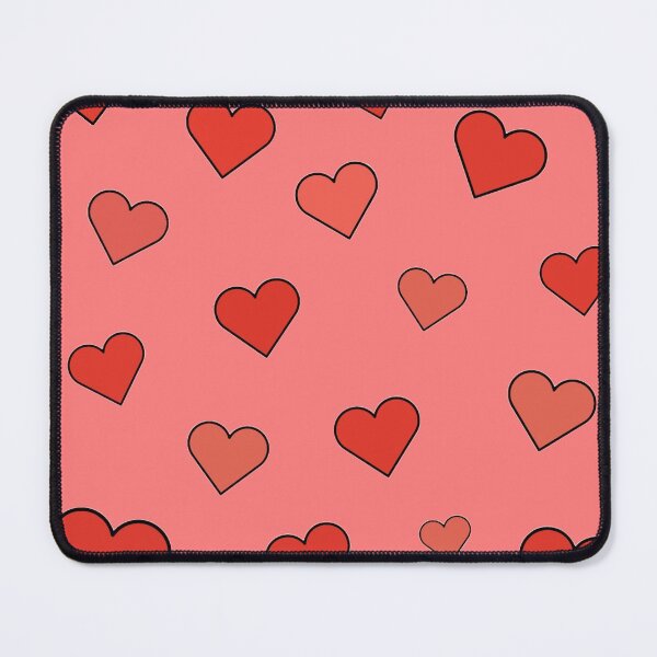 Item preview, Super Simple Minimalistic Light Red Hearts Pattern Set designed and sold by Barolina.