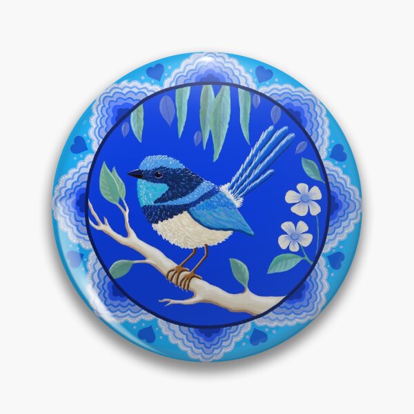 Item preview, Splendid Blue Wren designed and sold by Soozie Wray.