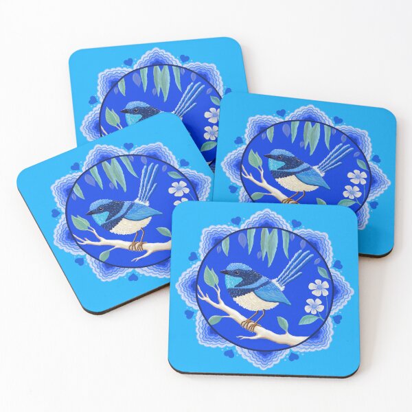 Item preview, Splendid Blue Wren designed and sold by Soozie Wray.