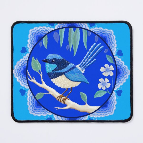 Item preview, Splendid Blue Wren designed and sold by Soozie Wray.