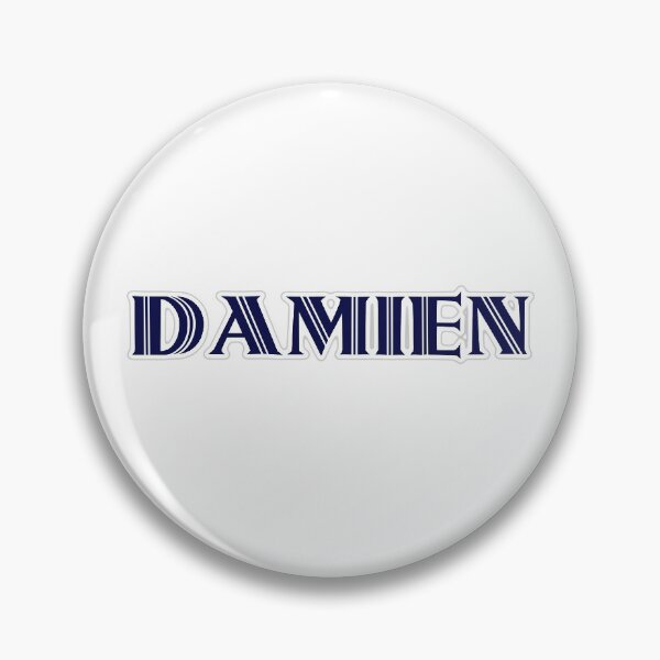 Item preview, DAMIEN - Nametag for DAMIEN Roman Style in Blue designed and sold by ferretmaes.