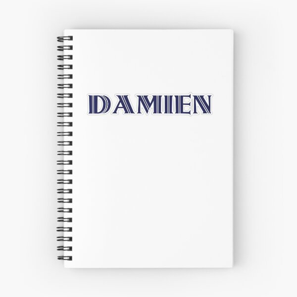 Item preview, DAMIEN - Nametag for DAMIEN Roman Style in Blue designed and sold by ferretmaes.