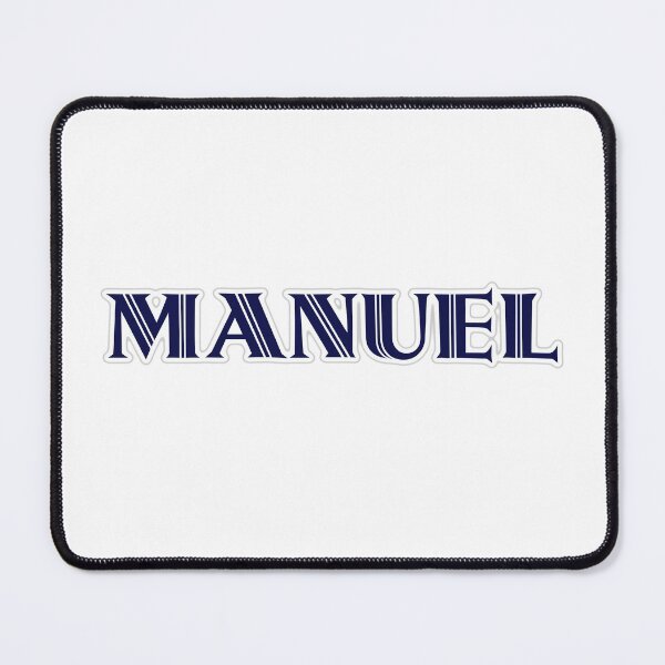 Item preview, MANUEL - Nametag for MANUEL Roman Style in Blue designed and sold by ferretmaes.