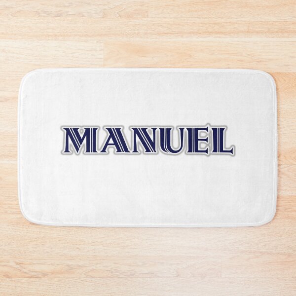 Item preview, MANUEL - Nametag for MANUEL Roman Style in Blue designed and sold by ferretmaes.