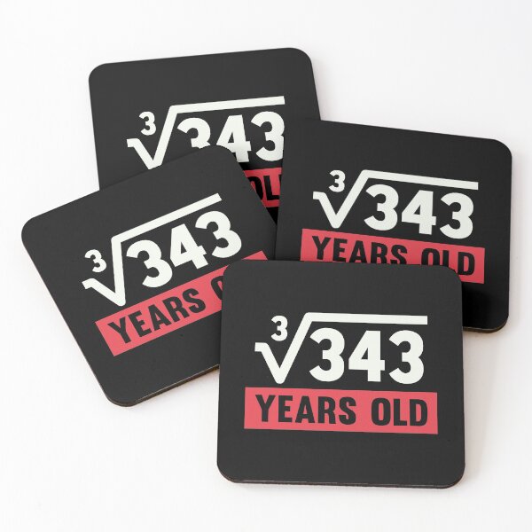 Item preview, Cube Root Of 343 - 7 Years Old Birthday Gift  designed and sold by kindxinn.