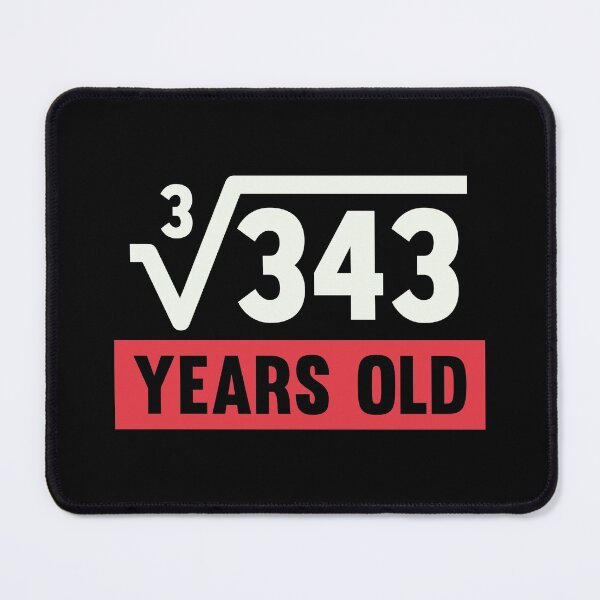 Item preview, Cube Root Of 343 - 7 Years Old Birthday Gift  designed and sold by kindxinn.