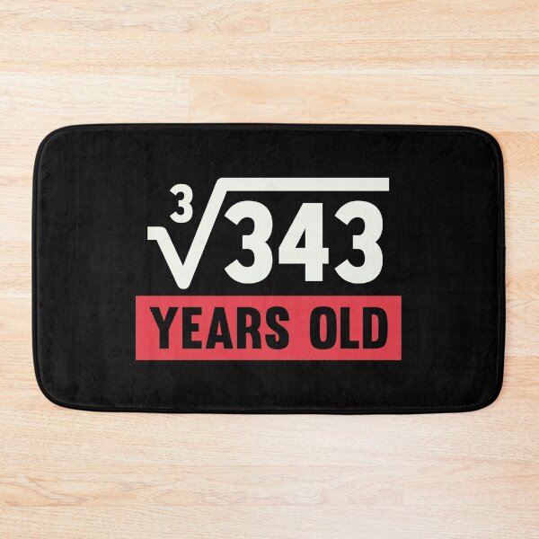 Item preview, Cube Root Of 343 - 7 Years Old Birthday Gift  designed and sold by kindxinn.