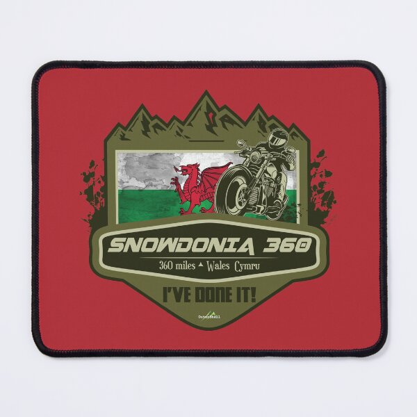 Item preview, Snowdonia 360 Wales Motorcycle Ive Done It! Sticker T-Shirt 03 designed and sold by OuterShellUK.