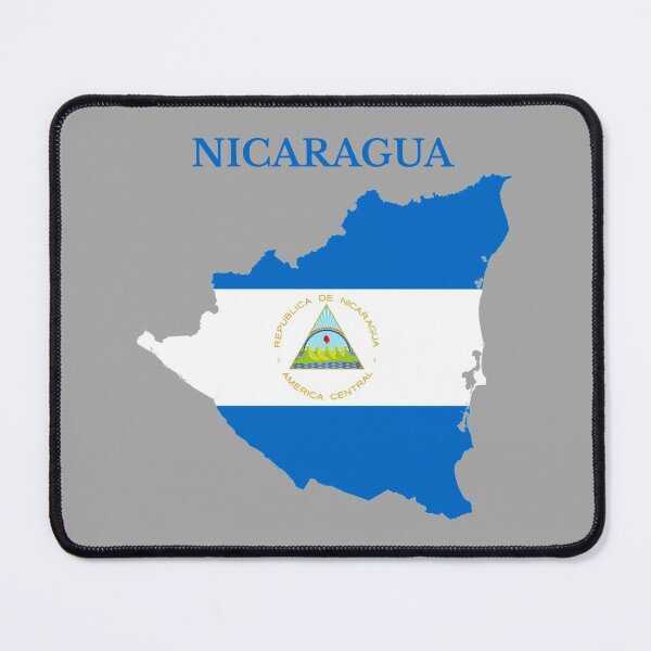 Item preview, Nicaragua Map Flag designed and sold by marosharaf.
