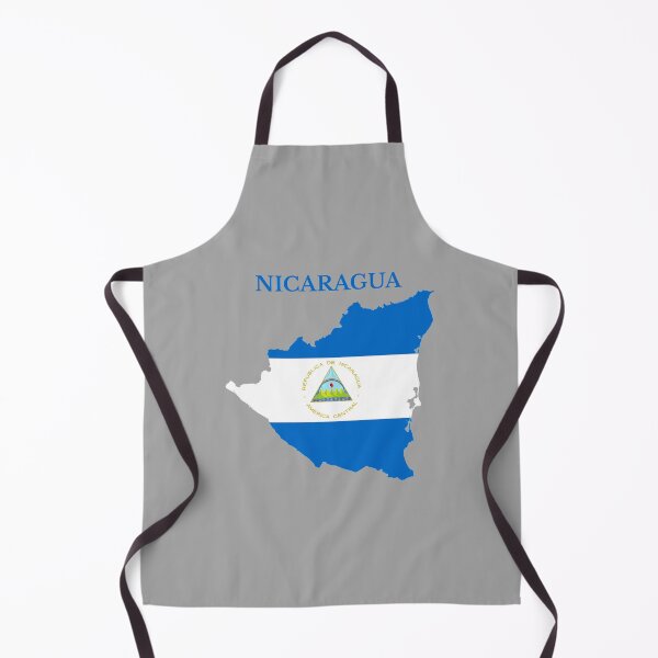 Item preview, Nicaragua Map Flag designed and sold by marosharaf.