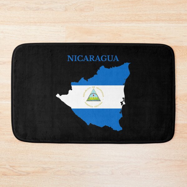 Item preview, Nicaragua Map Flag designed and sold by marosharaf.