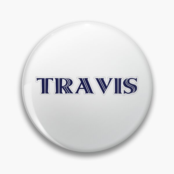Item preview, TRAVIS - Nametag for TRAVIS Roman Style in Blue designed and sold by ferretmaes.