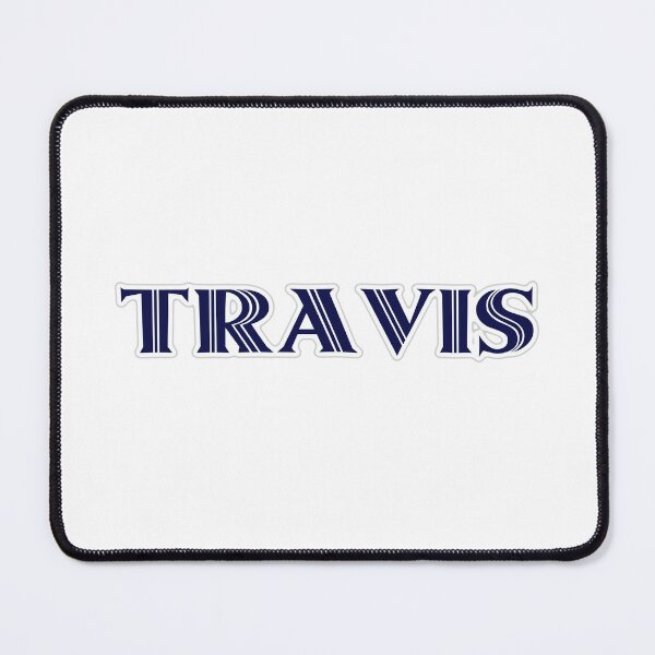 Item preview, TRAVIS - Nametag for TRAVIS Roman Style in Blue designed and sold by ferretmaes.