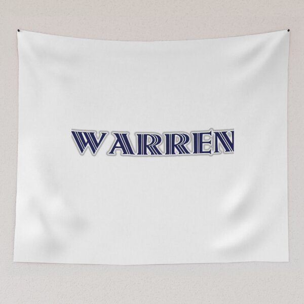 Item preview, WARREN - Nametag for WARREN Roman Style in Blue designed and sold by ferretmaes.