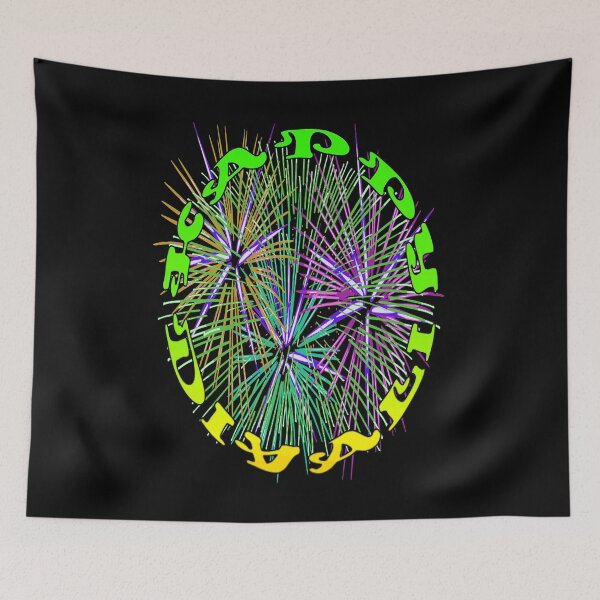 Item preview, Happy Diwali Light Up The World With Fireworks Green and Yellow designed and sold by taiche.