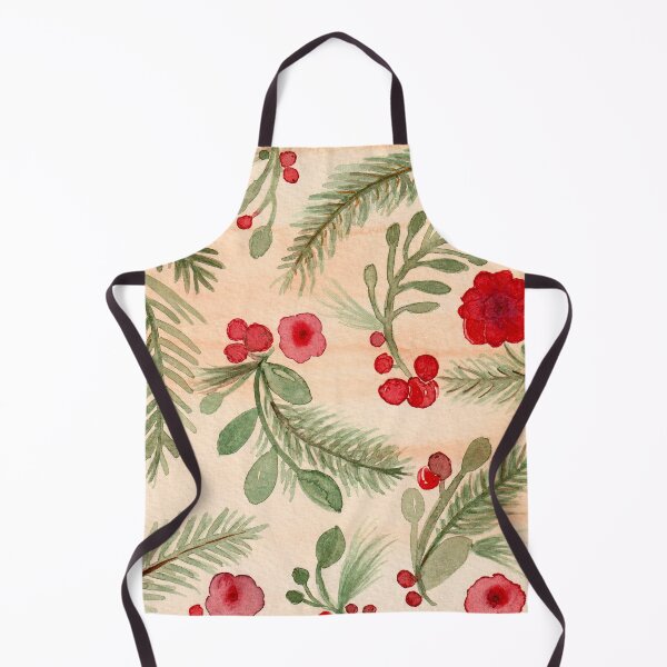 Item preview, Abstract Christmas Pine and Holly Berry for the Holidays designed and sold by DaisyGirlDesign.