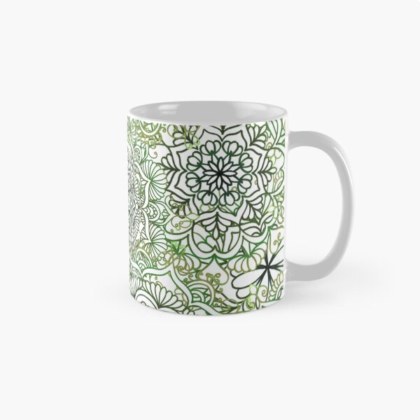 Item preview, Olive Green Happy Mandalas designed and sold by Elvira Draat.