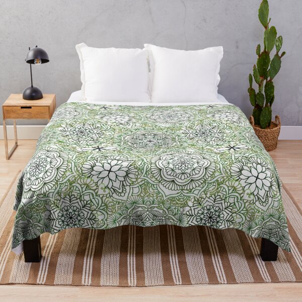 Item preview, Olive Green Happy Mandalas designed and sold by Elvira Draat.