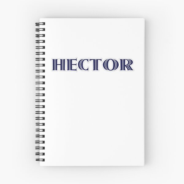 Item preview, HECTOR - Nametag for HECTOR Roman Style in Blue designed and sold by ferretmaes.