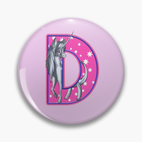 Item preview, Unicorn Letter D designed and sold by MoonsmileProd.