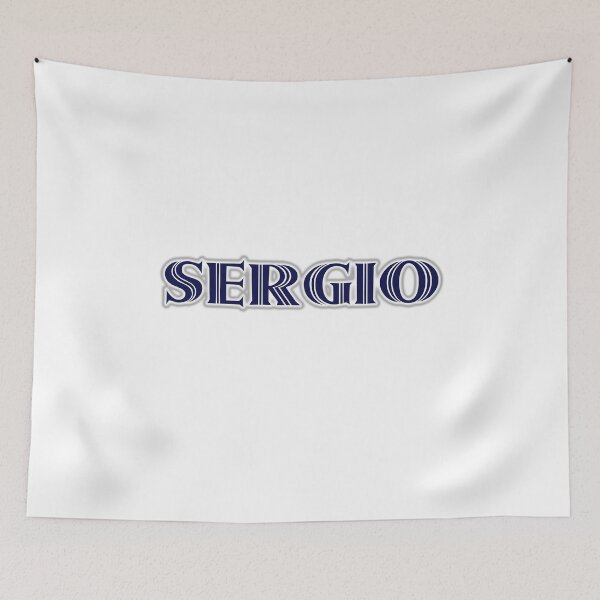 Item preview, SERGIO - Nametag for SERGIO Roman Style in Blue designed and sold by ferretmaes.