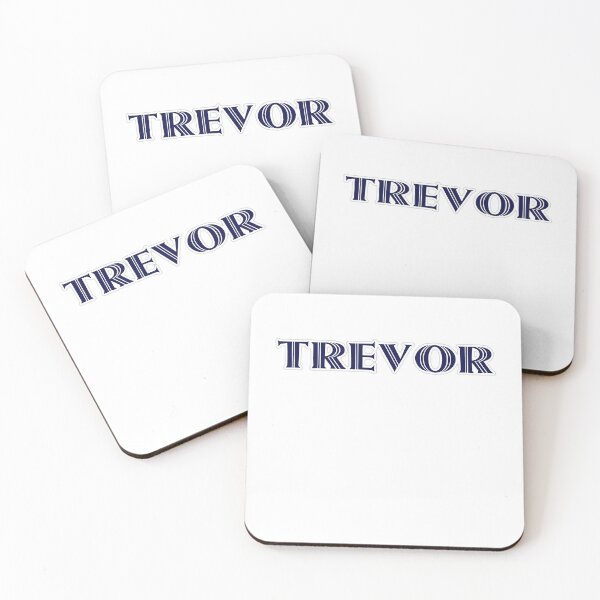 Item preview, TREVOR - Nametag for TREVOR Roman Style in Blue designed and sold by ferretmaes.