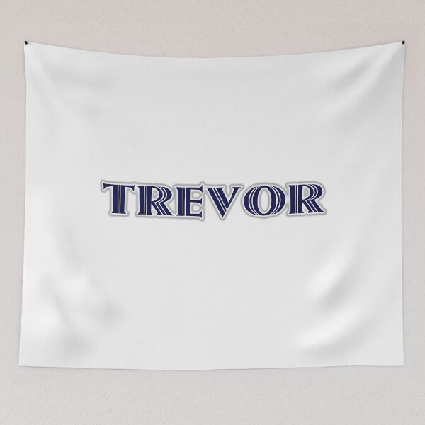 Item preview, TREVOR - Nametag for TREVOR Roman Style in Blue designed and sold by ferretmaes.