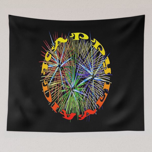 Item preview, Happy Diwali Light Up The World With Fireworks Red and Yellow designed and sold by taiche.