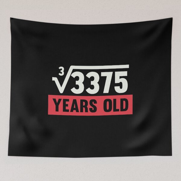 Item preview, Cube Root Of 3375 - 15 Years Old Birthday Gift  designed and sold by kindxinn.