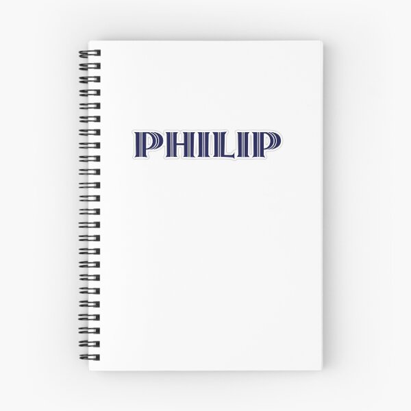 Item preview, PHILIP - Nametag for PHILIP Roman Style in Blue designed and sold by ferretmaes.