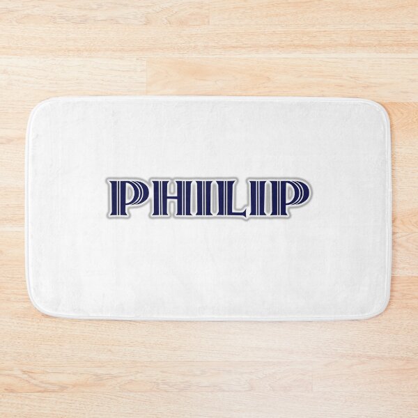 Item preview, PHILIP - Nametag for PHILIP Roman Style in Blue designed and sold by ferretmaes.