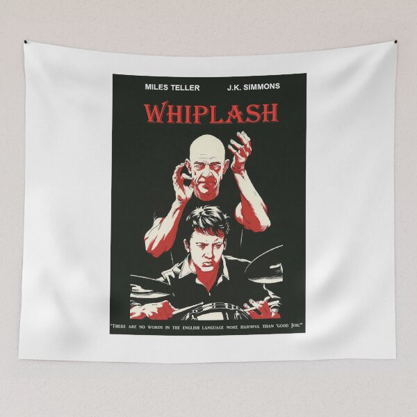 Item preview, Fletcher Drummer Damien Chazelle Whiplash Movie Poster - Black And Redcool Gift designed and sold by GraduatDerringe.