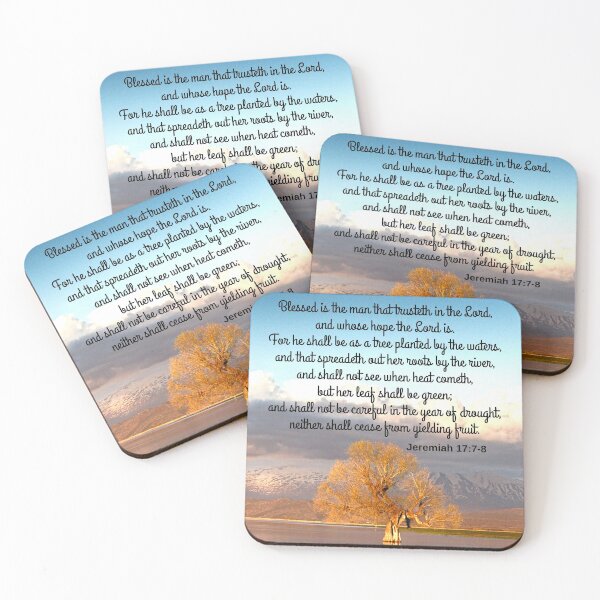 Item preview, Jeremiah 17:7-8 KJV designed and sold by Caregiverology.