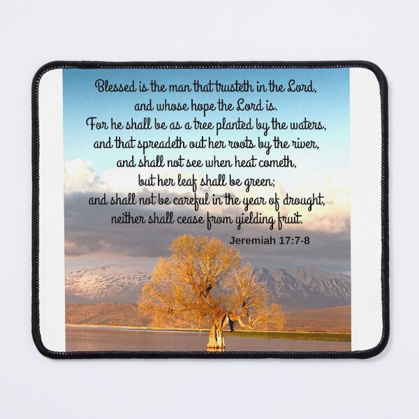 Item preview, Jeremiah 17:7-8 KJV designed and sold by Caregiverology.