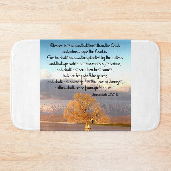 Item preview, Jeremiah 17:7-8 KJV designed and sold by Caregiverology.