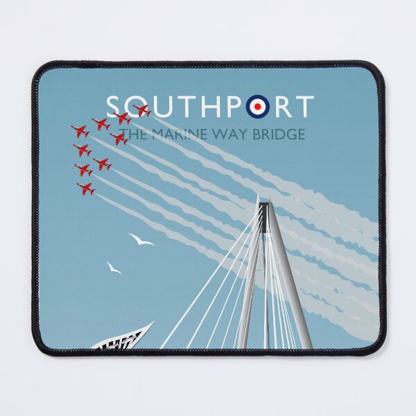 Item preview, Red Arrows at Southport Marine Way Bridge designed and sold by andrewamoore.