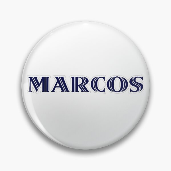 Item preview, MARCOS - Nametag for MARCOS Roman Style in Blue designed and sold by ferretmaes.