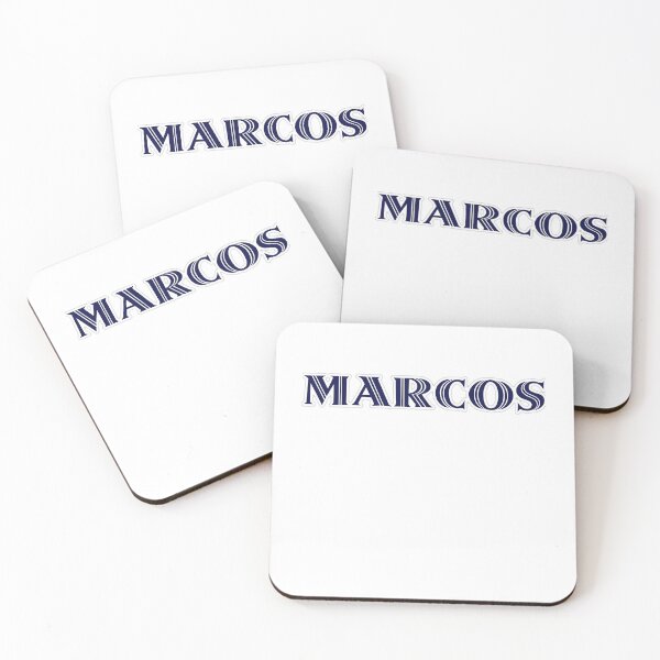Item preview, MARCOS - Nametag for MARCOS Roman Style in Blue designed and sold by ferretmaes.